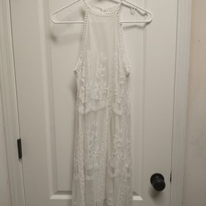 White lace /crochet Dress